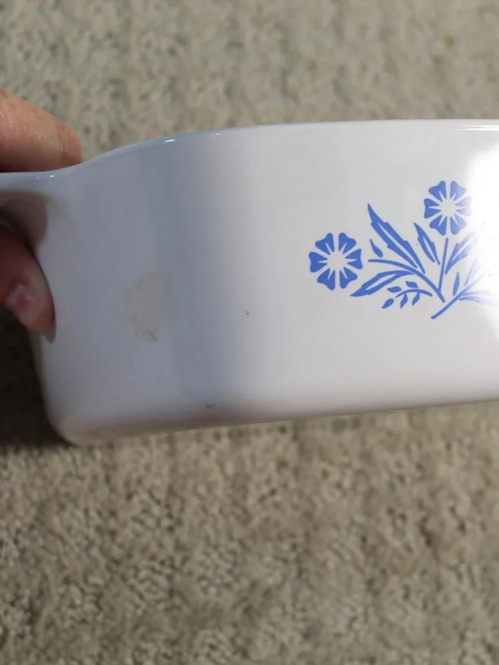 Set of 2 Vintage 60's Corningware Blue Cornflower Casserole Dishes 1.5L & 2.5Qt